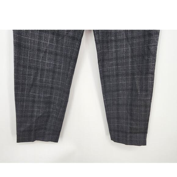 AllSaints Men's Agar Trouser Pants Size 28‎ Black Grey Wool Blend - Picture 8 of 11